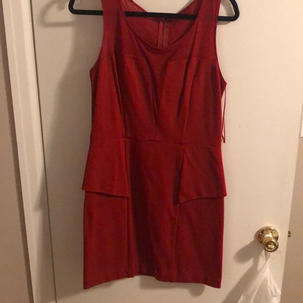Guess red dress